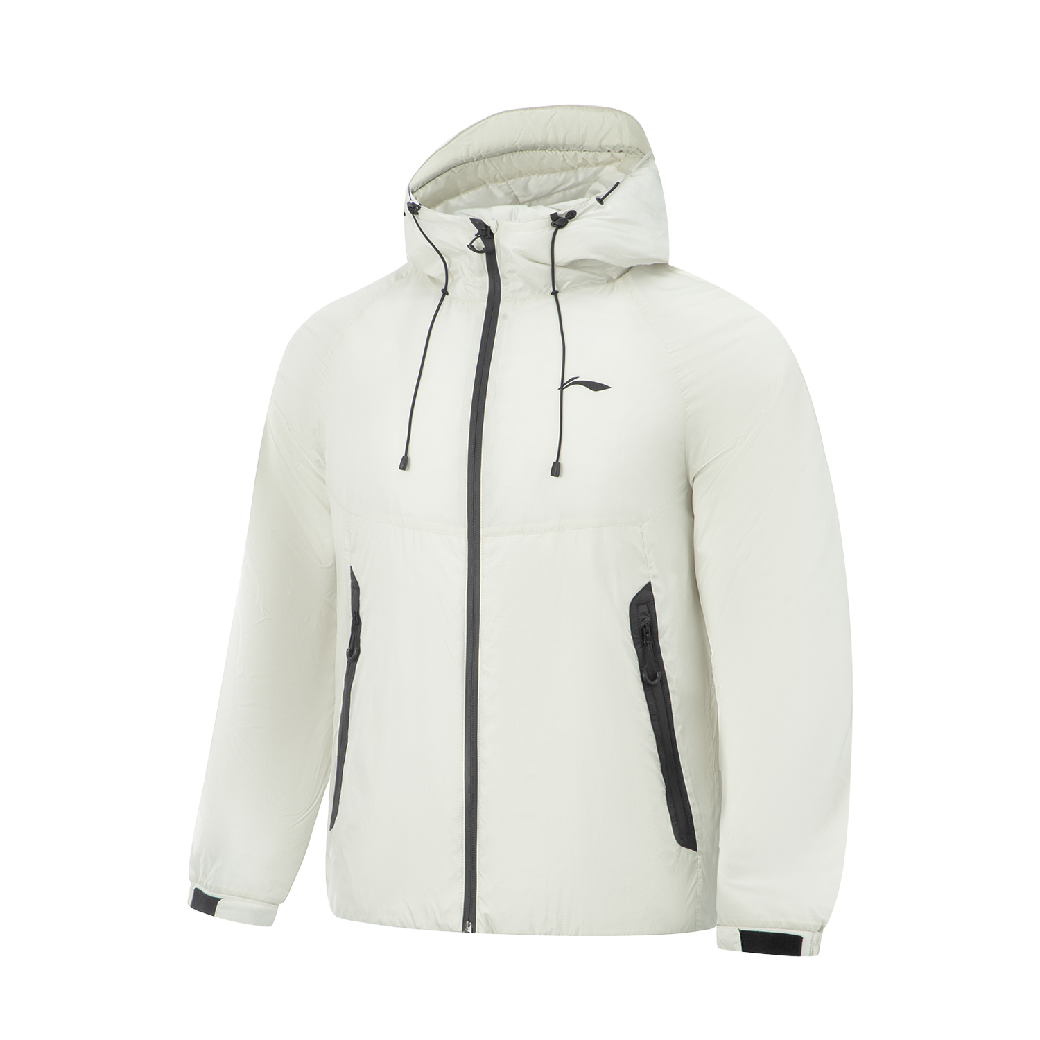 李宁2025冬季新款男子户外时尚休闲运动反光宽松短棉服AJMV257