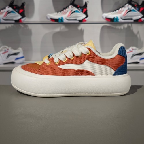 李宁休闲鞋2023秋季新款泡芙女子时尚舒适厚底潮流运动鞋AZGT092