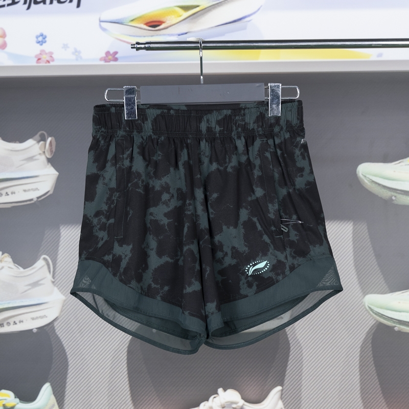 李宁女子短裤速干凉感运动裤