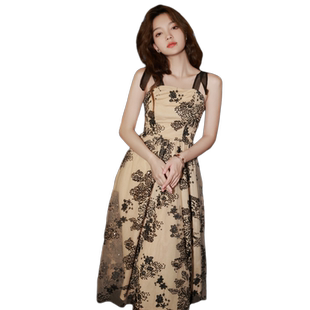 法式吊带小晚礼服女2026新款小个子生日连衣裙轻奢小众高端高级感