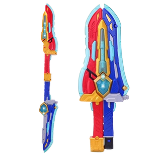 亿新奇龙战士星源神宝剑飞虹流云变形玩具发可动声光变身武器男孩