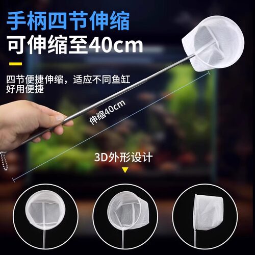 3d渔捞鱼捞捞鱼网热带观赏鱼