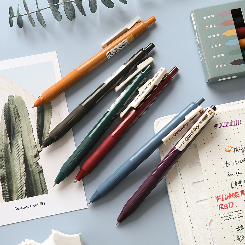 复古中性笔按动中性笔速干暗色彩色中性笔ins新色手账笔冷淡风文具套装斑马平替笔多色手账笔全套0.5mm签字笔|ruв категории электронный словарь/электрический бумажных книг/канцелярские принадлежности, ручки/пишущий инструмент, нейтральный ручка - от Buy2taobao.com для оказания профессиональной услуги покупки агента Taobao