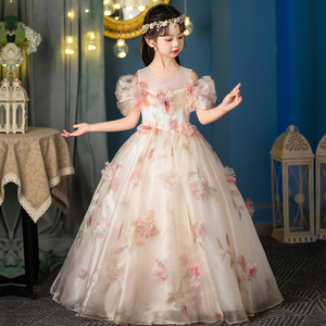 花童洛丽塔Lolita礼服高端公主裙轻奢小众钢琴生日超仙气儿童演出