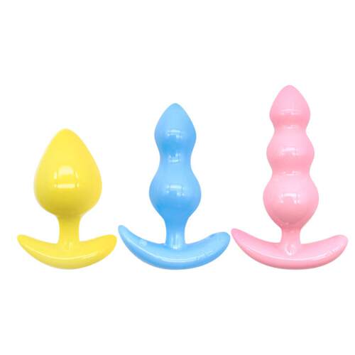 Mengmeng jelly anal plug back court pull bead vaginal anal u