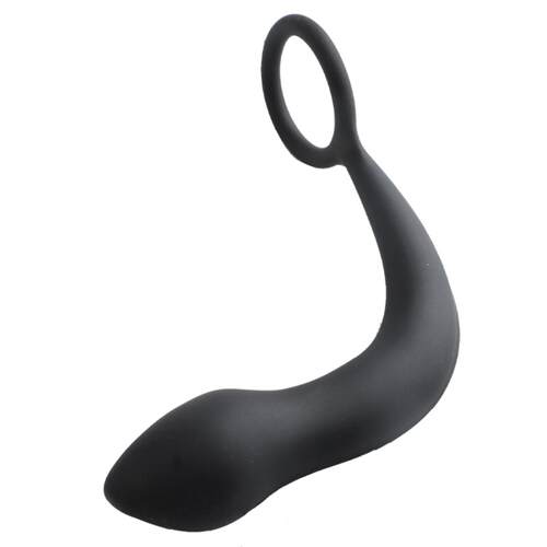 Anal plug back court pull beads Silicone Anal plug out to we