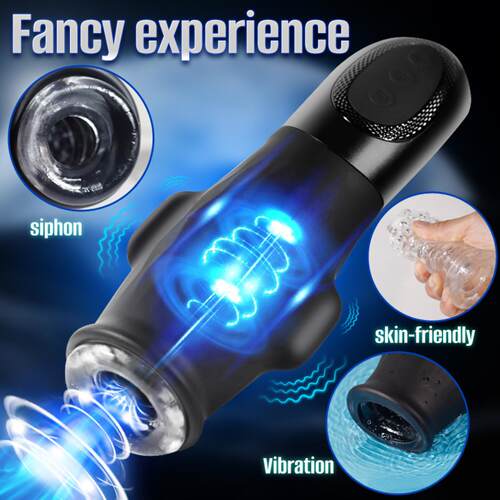 AAnnie Double Shock Men's Full Automatic Sucking Airplane Cu