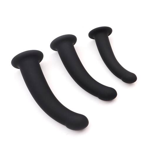 Silicone anal strip suction cup anal plug out wear men's and