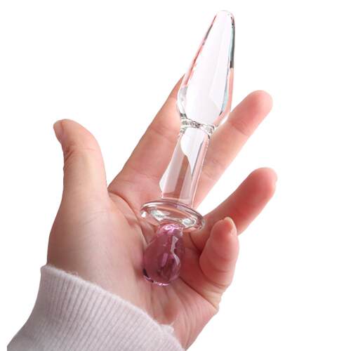 Crystal Heart-shaped Anal Plug Crystal Pallus Men's and Wome