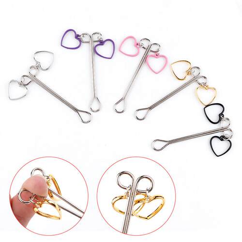 Love breast clip labial clip clitoris clip heart-shaped clit