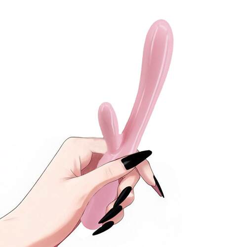 Double shock vibrator female masturbation clitoris stimulati