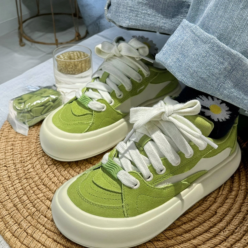 中国李宁 泡芙Platform女子板鞋 舒适休闲时尚百搭运动鞋 AZGV178