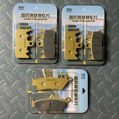 域米 碟刹片 适用宝马水鸟R1200GS ADV R1200R/RS陶瓷前后刹车皮