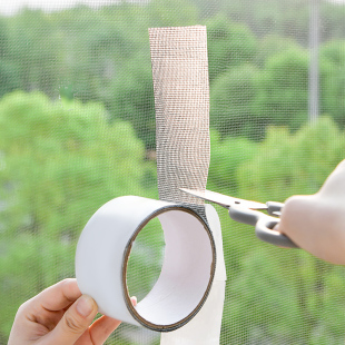 日本防蚊虫补纱窗修补贴胶带补洞贴纱窗蚊帐大破洞自粘神器魔术贴