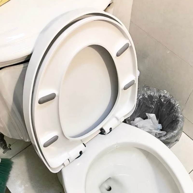 马桶圈加厚坐圈缓降通用家用老式厕所板配件盖板马桶盖坐便器