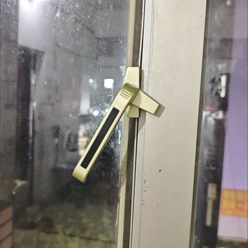 塑钢窗锁扣幕墙平开窗拉手老式38型门窗外推执手铝合金上悬窗平角