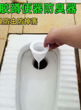 蹲便器防臭器厕所防臭堵蹲坑卫生间蹲坑式便池大便器防掉落塞子