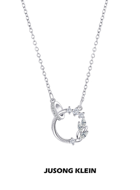 莫比乌斯环小众设计感锁骨链