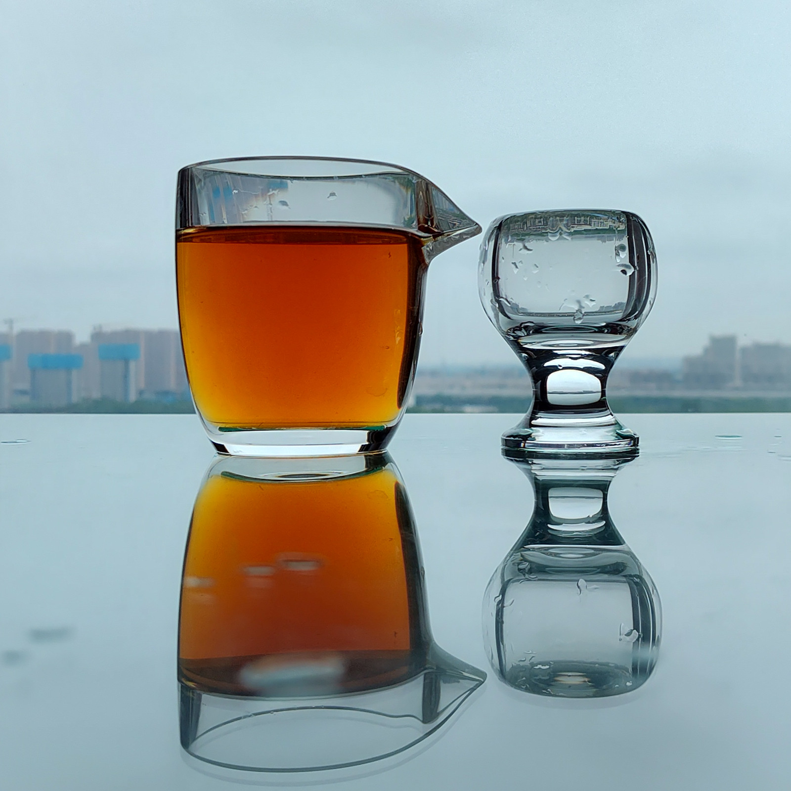夏洛克纯手工天然水晶全净体茶杯图片