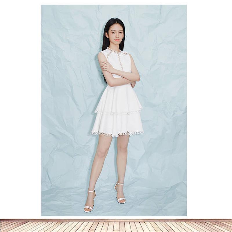 女明星海报定制周也美女写真周边海报定做房间卧室寝室墙贴画7