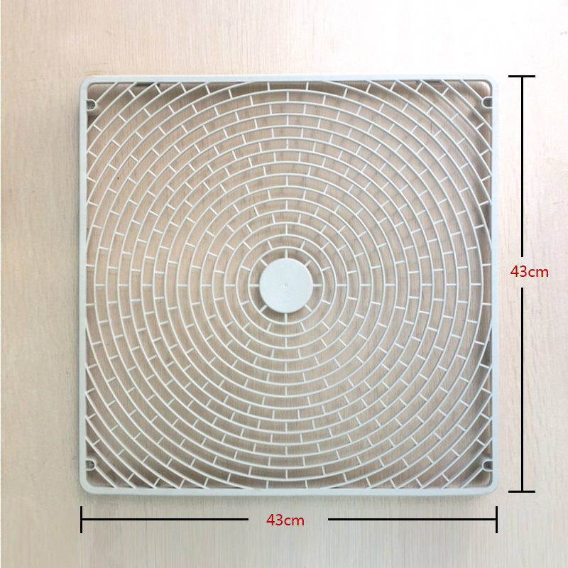 家用志高空调外机塑料网罩格栅圆形主机出风挡板保护电扇罩清新风