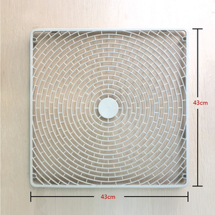 家用志高空调外机塑料网罩格栅圆形主机出风挡板保护电扇罩清新风