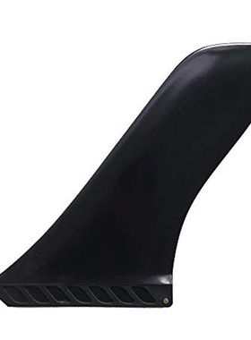 黑色竞速桨板9寸通用大尾鳍