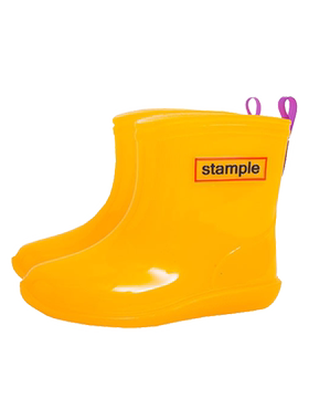 日本stample防滑亮色经典雨靴