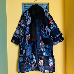 四两土布拼布棉袄