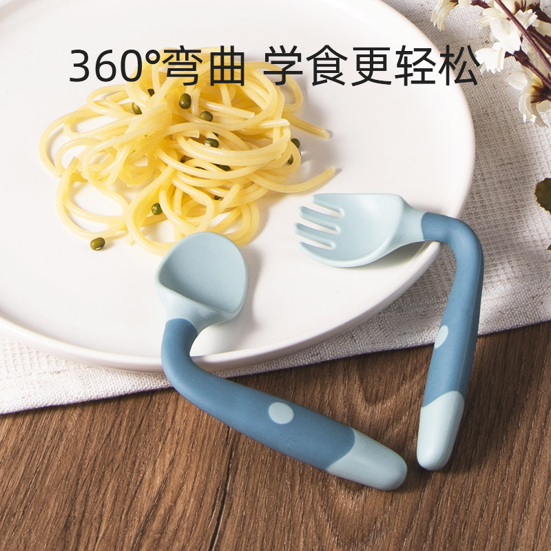 baby Spoon Having dinner train Spoon baby Complementary food Spoon children Autonomous Eating Elbow Fork spoon suitin the Diapers/Care/Feeding/Push lathe , Cups/Tableware/Grind/Attachment , Children's tableware  category - from Buy2taobao.com to provide professional Taobao agent buy service