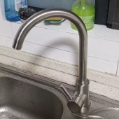 304不锈钢厨房水龙头家用冷热水二合一头防溅洗菜盆单冷脸盆水槽