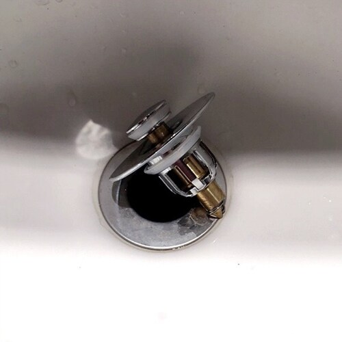 按压配件下水器面盆小口径塞子弹跳芯家用洗手池按压式盖子漏水塞