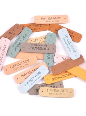 韩国绒Hand Made彩色手工制作布标布贴服饰包包围巾DIY标签铭牌