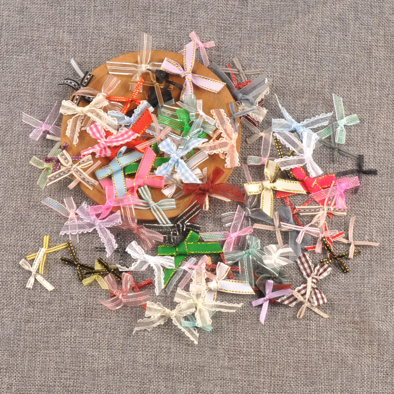 圣诞树装饰品彩色蝴蝶结圣诞树装饰品圣诞花环用DIY装饰30个