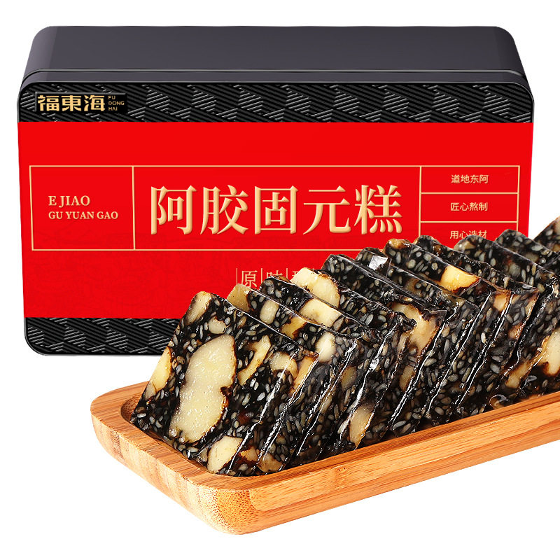 嘉定府福东海阿胶固元糕500g盒阿胶糕即食阿胶固元膏女人健康送礼