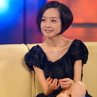 鲁豫有约主持人同款假发短卷发非主流日常生活装商务职场工作发套