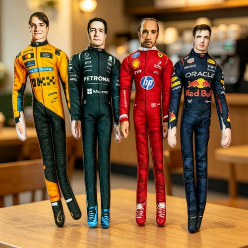 F1 安东内利勒克莱尔诺里斯维斯塔潘拉塞尔汉密尔顿抽象玩偶