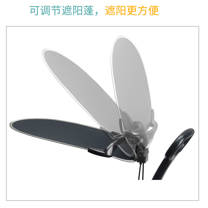 奔驰兰博基尼手推滑行车路虎电动车专用遮阳蓬遮雨篷可调节