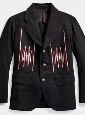 复刻RRL 纳瓦霍羊毛地毯男装西服