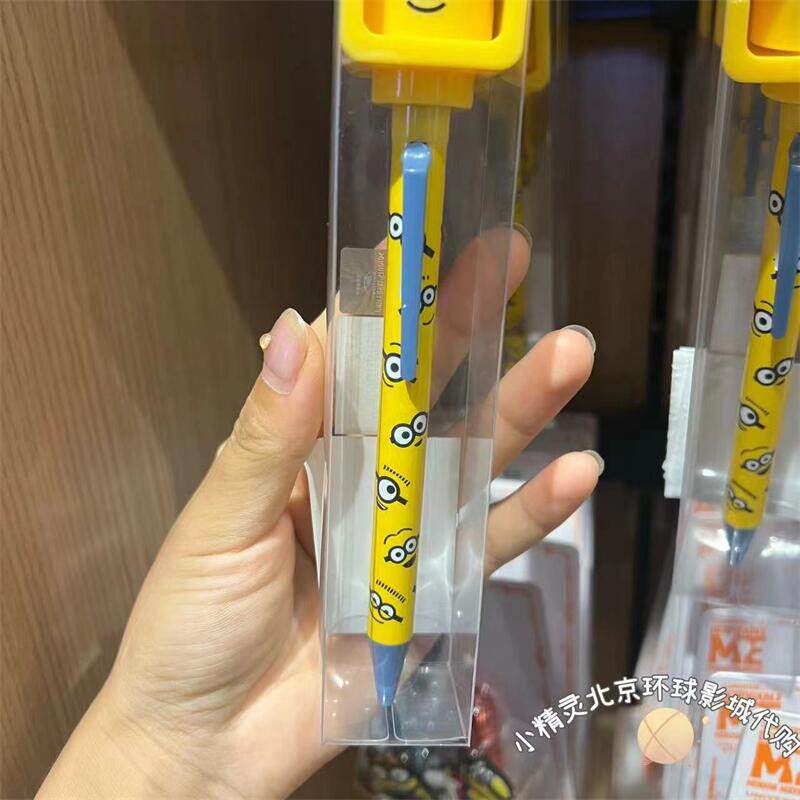 베이징 유니버설 스튜디오 미니언 밥 팀[MINION BOB TIM] 얼굴 변화 펜 표현 펜 학생 볼펜 프레스 펜 구매