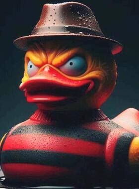 跨境爆款Classic Horror Movie Character Duck恐怖电影角色鸭子