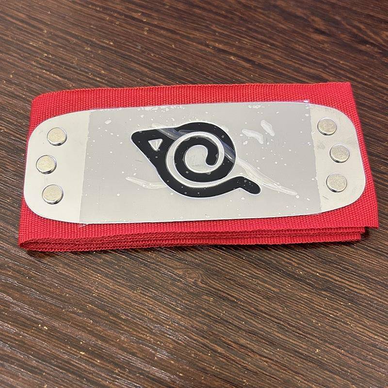 现货火影忍者头饰木叶鸣人护额叛忍标志COS道具头巾发带动漫周边