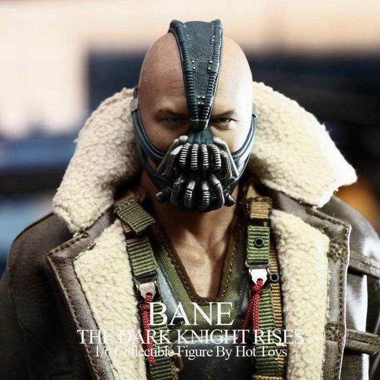 万圣节恐怖cosplay贝恩面具Bat蝙蝠黑暗骑士头盔道具bane贝恩面具