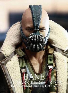 万圣节恐怖cosplay贝恩面具Bat蝙蝠黑暗骑士头盔道具bane贝恩面具