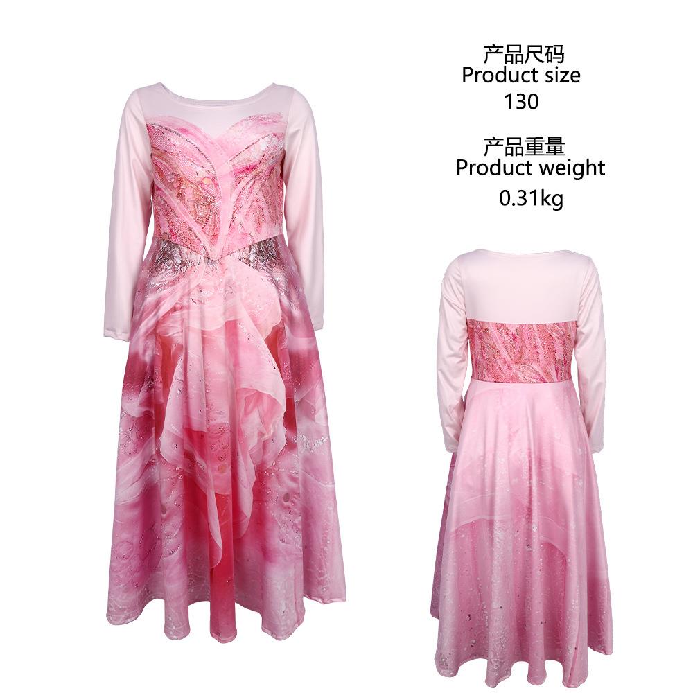 跨境Wicked万圣节cosplay角色扮演服派对舞台表演服魔法坏女巫