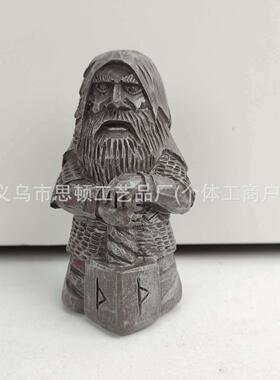 奥丁新款异教徒摆件家居套装设计神像创意设计神像异教徒庭院