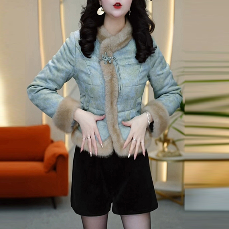 国风保暖短款外套棉服上衣