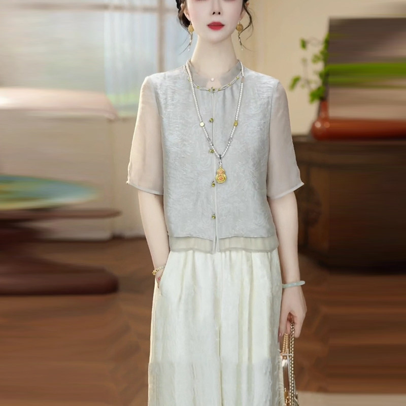 中式国风小衫复古汉服上衣