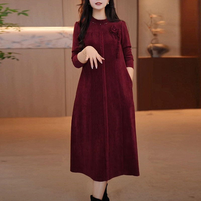 雪尼尔大码女装2025冬季新款高级感宽松显瘦加厚保暖打底连衣裙子,女装/女士精品,连衣裙,淘宝优惠券,粉丝福利购,淘宝优惠卷