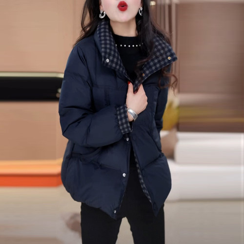 短款保暖羽绒服小个子外套